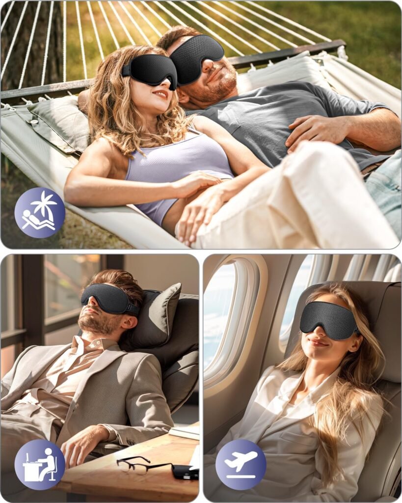 comfortable eye mask for travel, black out eye mask
ultimate travel accessories